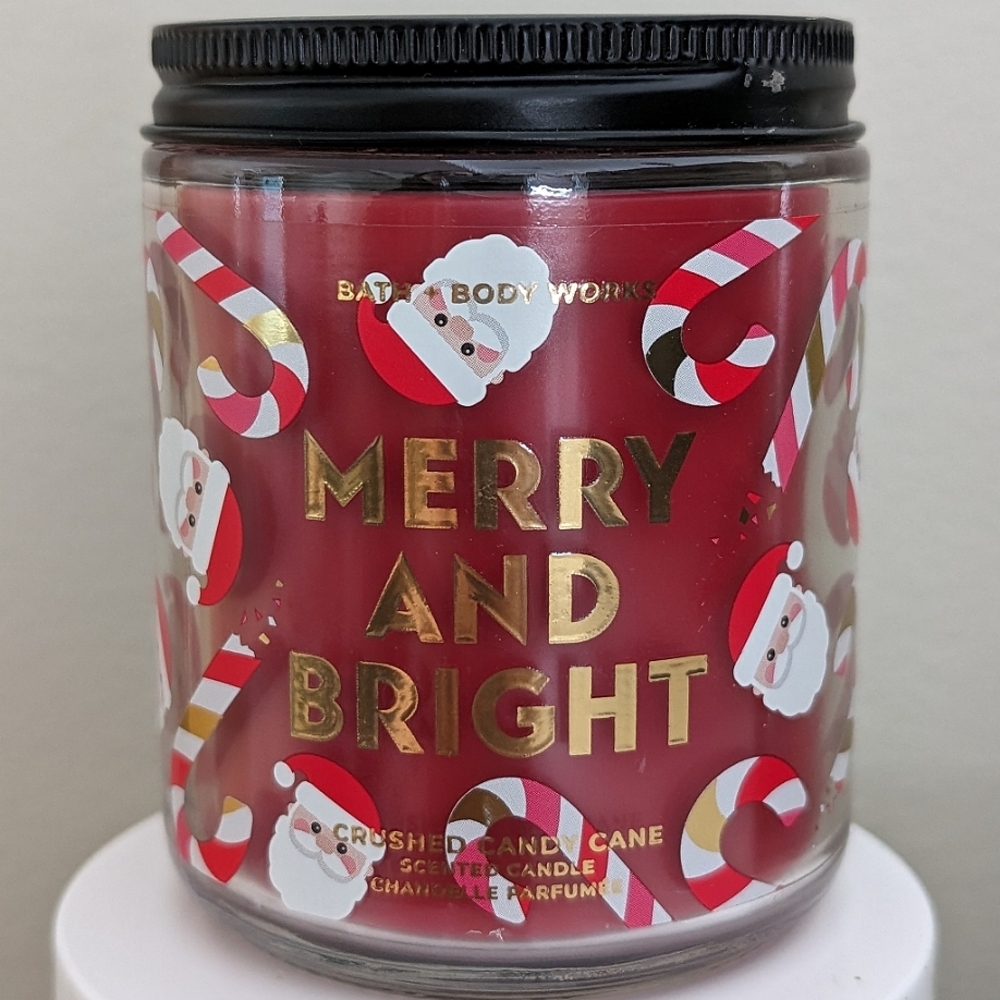 2 for $28 - Brand new Crushed candy cane single wick by Bath and body works